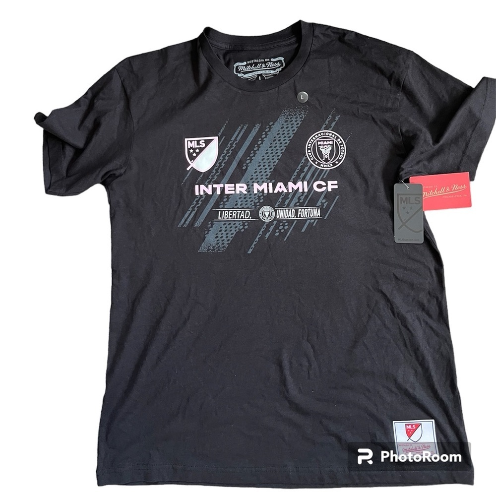 MLS Inter Miami Mitchell and Ness Tee